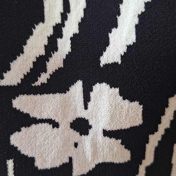 NWT Silvia Antognozzi Lana Jaquard Button Down Sweater Vest Size M - Picture 6 of 8